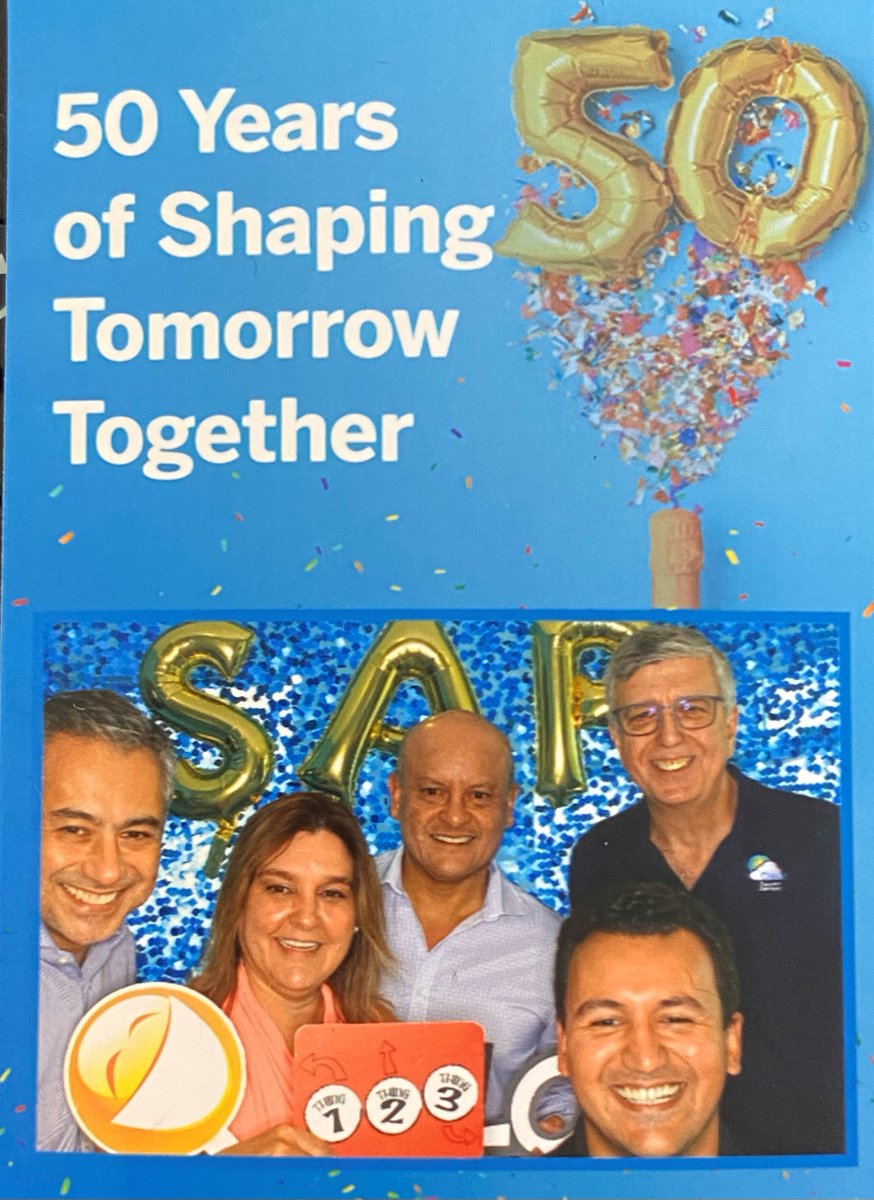 cmuruzabal's tweet image. Great to celebrate SAP’s 50th anniversary with the Miami office team! @SAP may look a little different than its German beginnings but we’re still helping the world run better 50 years later and we’ll continue to do that for the next 50 too! #sap #sap50 #proudtobesap #lifeatsap