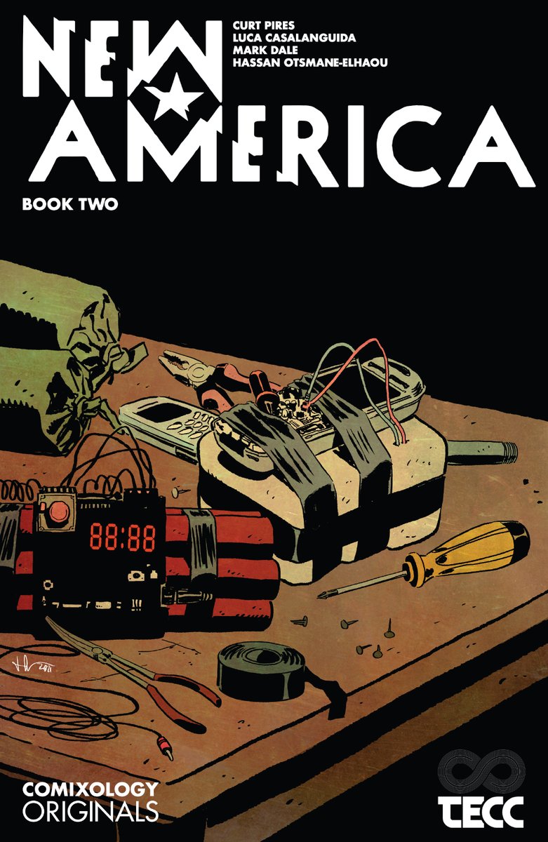 NEXT WEEK: Wyatt locates a missing person within the heart of New America in the second issue of New America by @CurtPires, @lucacasalanguid, @pleurgh, and @HassanOE! @monkeys_robots has the preview for the return of this action-packed political thriller bit.ly/3RxAaBQ