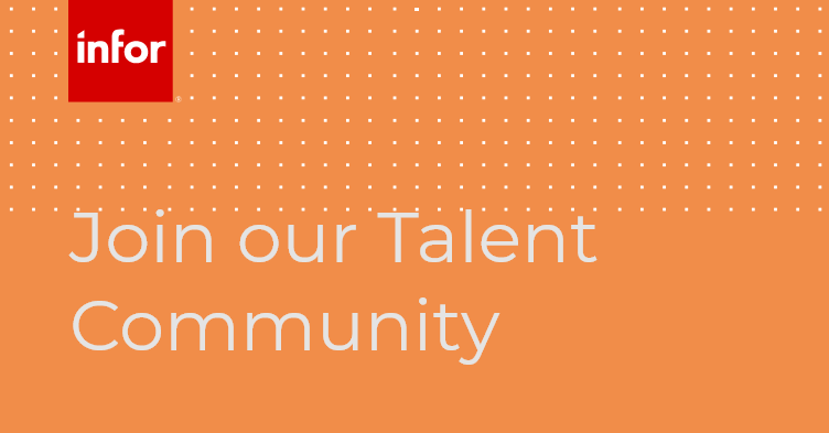 Infor's tweet photo. Be a part of #TeamInfor! Join our talent community to get access to career opportunity alerts, recruitment events and @Infor news. Sign up here: https://t.co/ethKI5sC59 https://t.co/B1oXZELalL