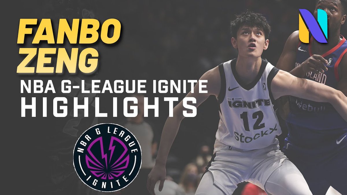 Fanbo Zeng 2021-2022 G-League Ignite Highlights

📝 Signed an Exhibit 10 contract with the Indiana Pacers 
📝 6-11 Power forward / Small forward
📝 Top Chinese prospect and former Gonzaga commit

⬇️
nextones.com/video/FrH5AnJj…