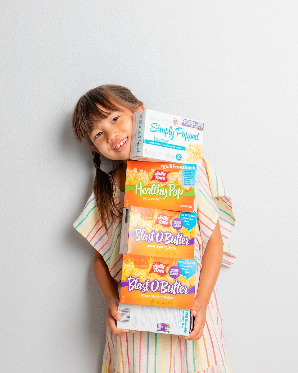 jollytimepops's tweet photo. Don't hold more than you can carry... unless it's happiness or JOLLY TIME! Check out all of our flavors at a location near you! Discover your favorite flavor here.
#JOLLYTIME #JollyTimePopCorn #haveaJollyTime #pophappiness #TheOfficialSnackOfHappiness #popcornboxes https://t.co/MOGkZABmRy