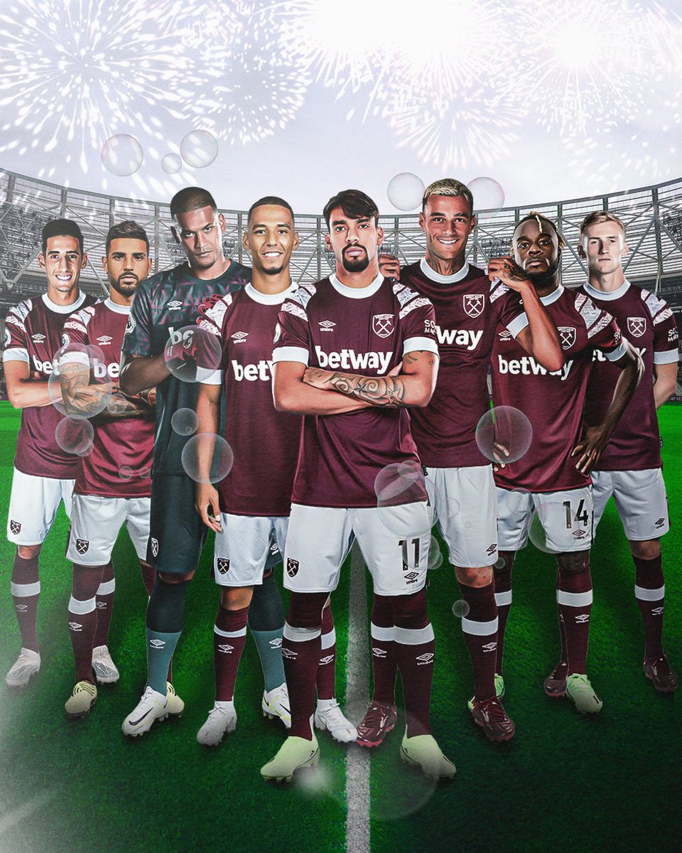 WestHam's tweet image. Our eight summer signings... what a window! 🤩