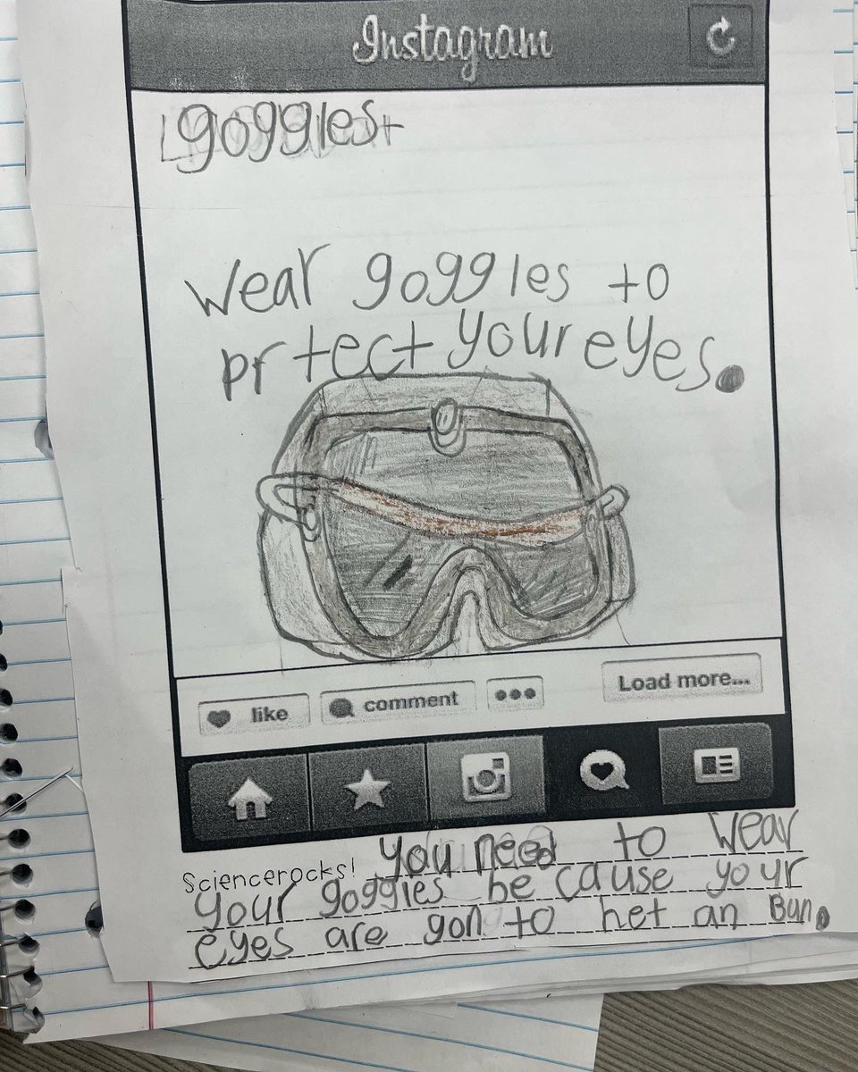 BriaDavis2017's tweet photo. Today we created Instagram captions for science tools! #rgeimpact @Teachersherryj @RGE_Rangers @AZamora9213 https://t.co/R2mjMQ19fI