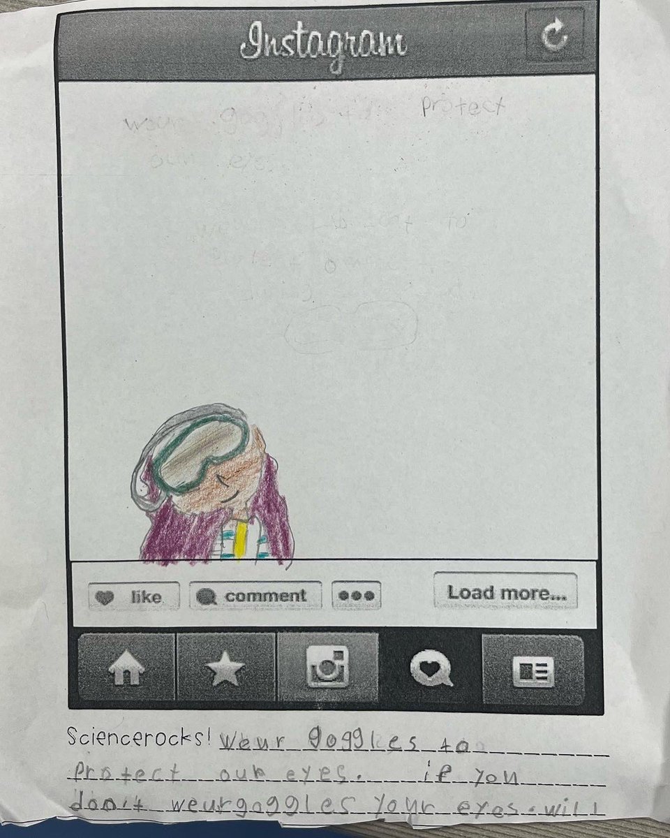BriaDavis2017's tweet photo. Today we created Instagram captions for science tools! #rgeimpact @Teachersherryj @RGE_Rangers @AZamora9213 https://t.co/R2mjMQ19fI