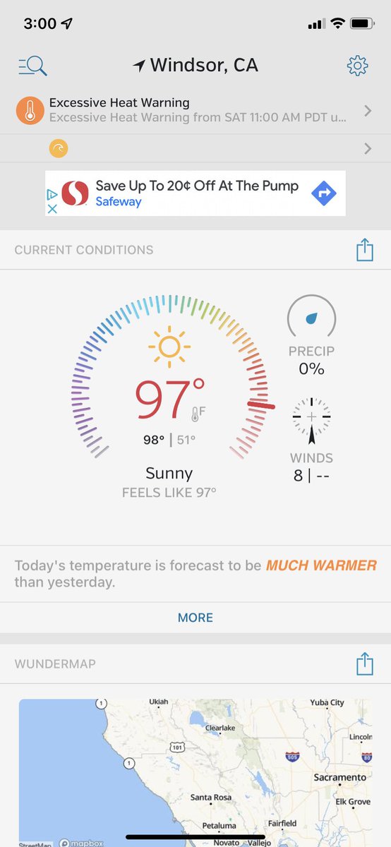 jeffbr's tweet photo. Inside vs outside right now. No A/C running. https://t.co/XdEw5IakX8
