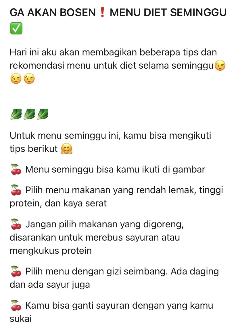 jusingfo's tweet photo. Konsisten dan bersungguh-sungguh adalah kunci utama selain defisit kalori ✨ https://t.co/KR9M4uTQ0h