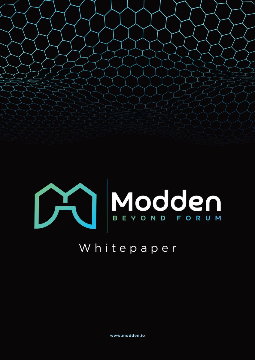 ModdenTech's tweet image. Modden&apos;s new whitepaper is now available!

Take a look at all the news that are to come!

dropbox.com/s/qqs0alfwxa7o…