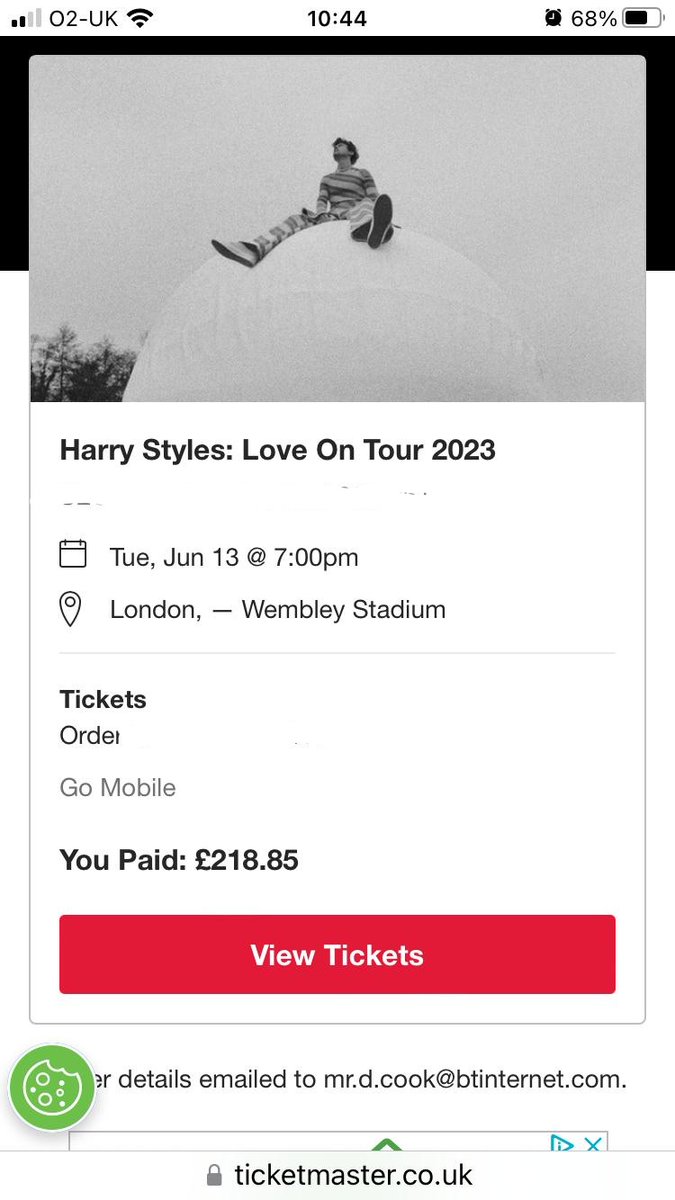 codieleesmith's tweet photo. Screaming, crying, throwing up @Harry_Styles see you again you little fucker xx #HarryStylesLoveOnTour #HarryStylesLoveOnTour2023 https://t.co/qM8wXqrG9H