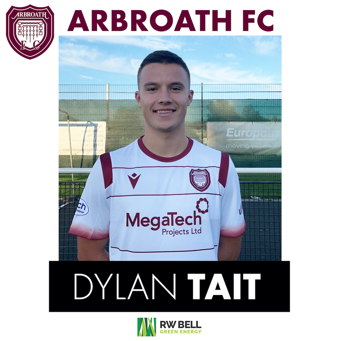 We are delighted to announce the signing of midfielder Dylan Tait who joins us on a season long loan from <a href="/HibernianFC/">Hibernian Football Club</a> 

We would like to thank everyone at Hibernian for allowing Dylan to join Arbroath.

Welcome Dylan!

arbroathfc.co.uk/dylan-tait/