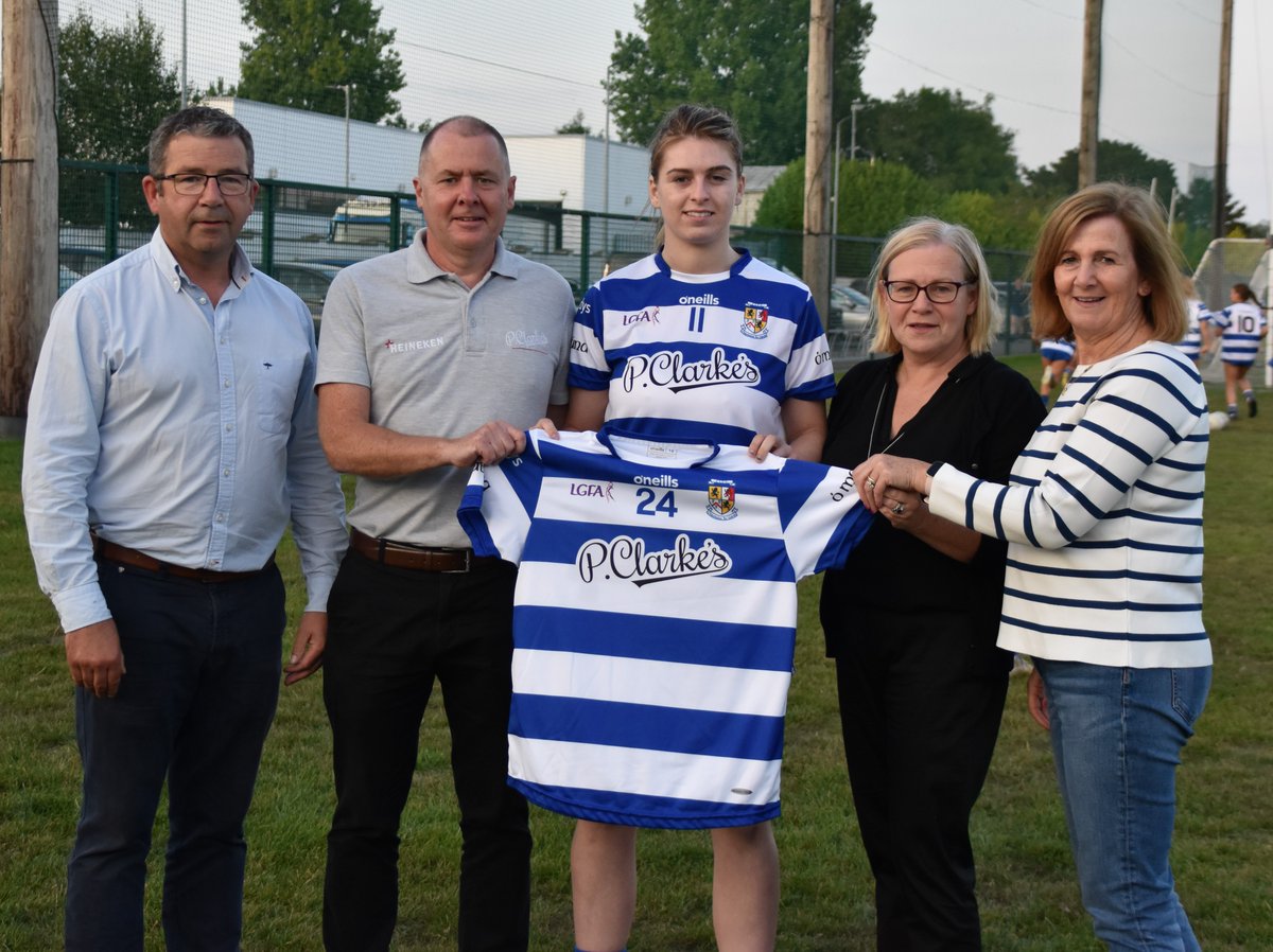 NavanOMahonys's tweet photo. Thanks to main sponsor @clarkes_p as well as @BradysCavan for their sponsorship of jerseys for our adult ladies, which were on display last night in our impressive win in the @meathladiesMLGF SFC https://t.co/nSKyoul9pw