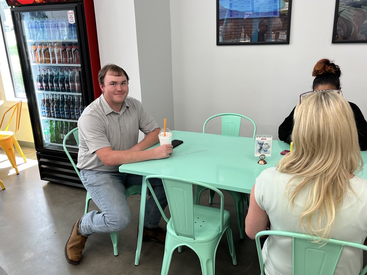 DaxAlexander1's tweet photo. The BMA “G” (Gulfport) Team took a few minutes out from a productive and hot week to enjoy ice cream at Chillville, today. Thanks Hailey for taking care of us! https://t.co/fKqjtnka86