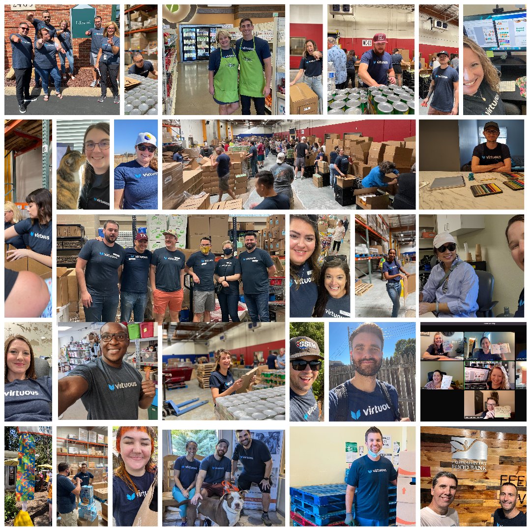 VirtuousCRM's tweet photo. What an honor to help so many nonprofits on Virtuous Volunteer Day! https://t.co/12ktFmgiFe