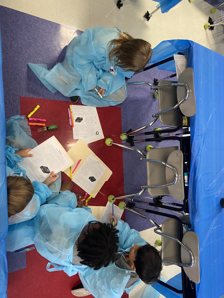 thepowerof4th's tweet photo. it’s a beautiful day to talk about character traits! 🩺🩻🥼room 401 turned into operating room 401 today. these world class surgeons dissected a passage and then used our character’s thoughts, words and actions to help complete a successful surgery! https://t.co/r88VBcEK4K