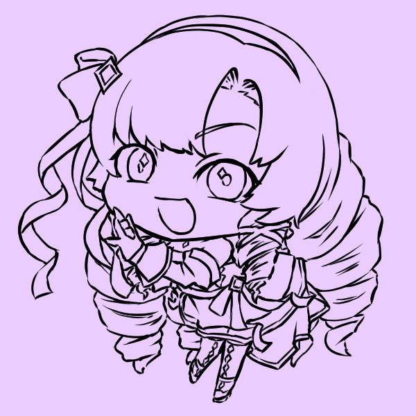 おはよーですわ～～～～起き抜け☆落書き今日は壱百満天原サロメお嬢様ですわ～～～ 