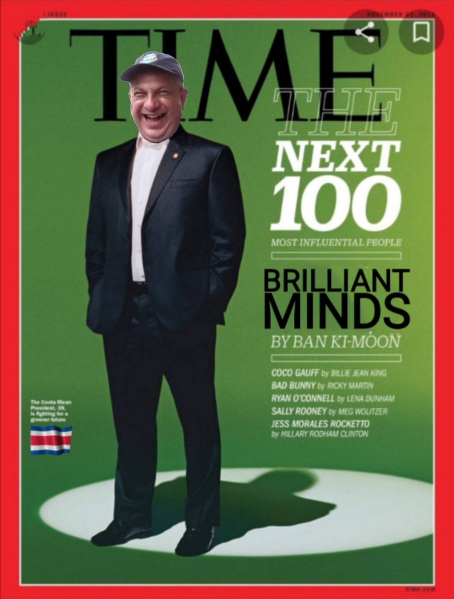 FansdelPresiCR's tweet photo. Mentes Brillantes 🇨🇷
Gracias por tanto Prestigiosa Revista @TIME
Somos Potencia Mundial. (Hilo)
@luisguillermosr @elifeinzaig #Yonito @plncr y @alhanacm 🐸🚁💎🎁 (1/3) https://t.co/g78IqSNSdn