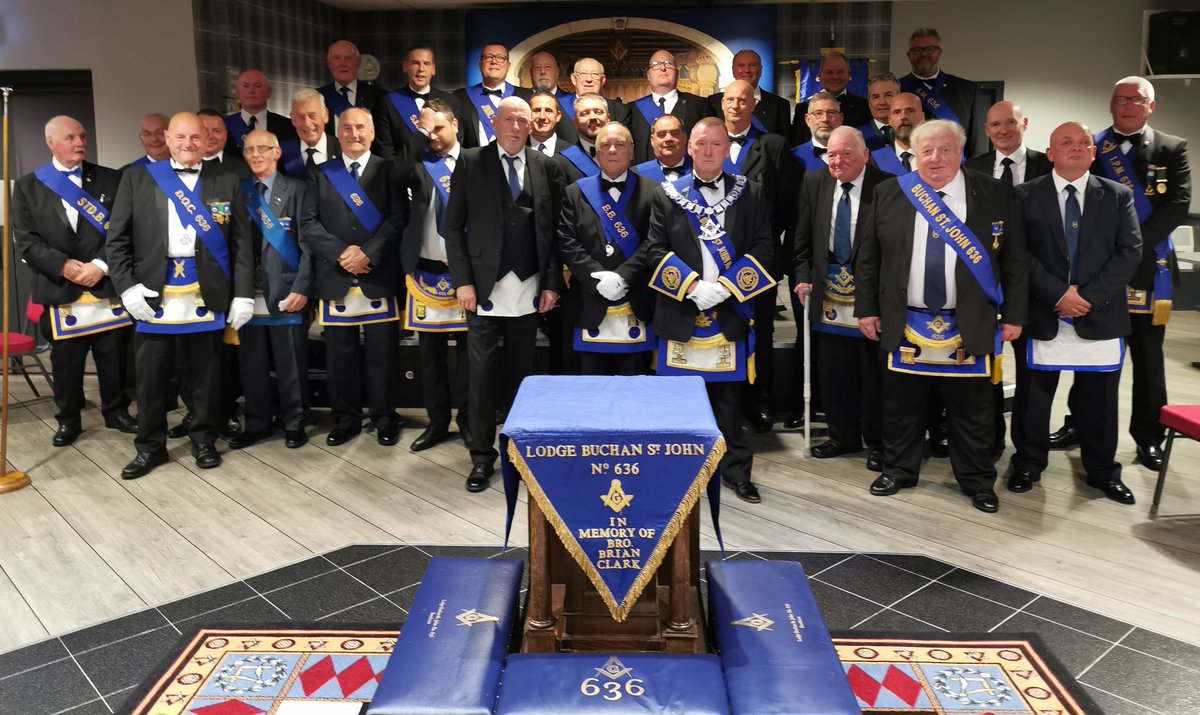 bsj636's tweet photo. RWM Bro Alan Dillett would like to thank the 33 members, and visitors, who attended our meeting tonight.

Many congratulations to Bro Willie Mair on his affiliation to 636 and to Bro Derek Mackie on being passed to the 2nd or FC, plus 2 returning members. https://t.co/YGlSuAZrpF