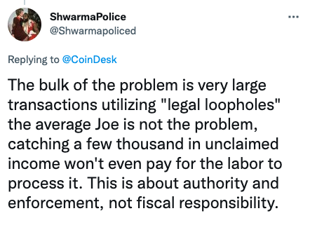 CoinDesk's tweet photo. Yesterday for #SinWeek we asked you if anti-money laundering rules are worth the cost to privacy and fairness. Here’s what you told us 👇
https://t.co/sZxR5G13px https://t.co/nnKDV9BNsa