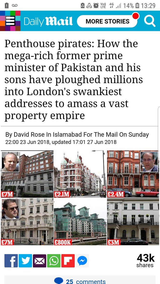 Springl48032740's tweet photo. @ClaudiaWebbe Great idea!
But not practical!
I have an easier solution!
Thousands of Pakistani politicians &amp; officials have looted their country &amp; moved the money to the gulf &amp; west. How about forcing them to take it back?
Starting with 👇 family!
Do we have the guts?
https://t.co/OvqDXLsn8v https://t.co/MV5VggCHNW