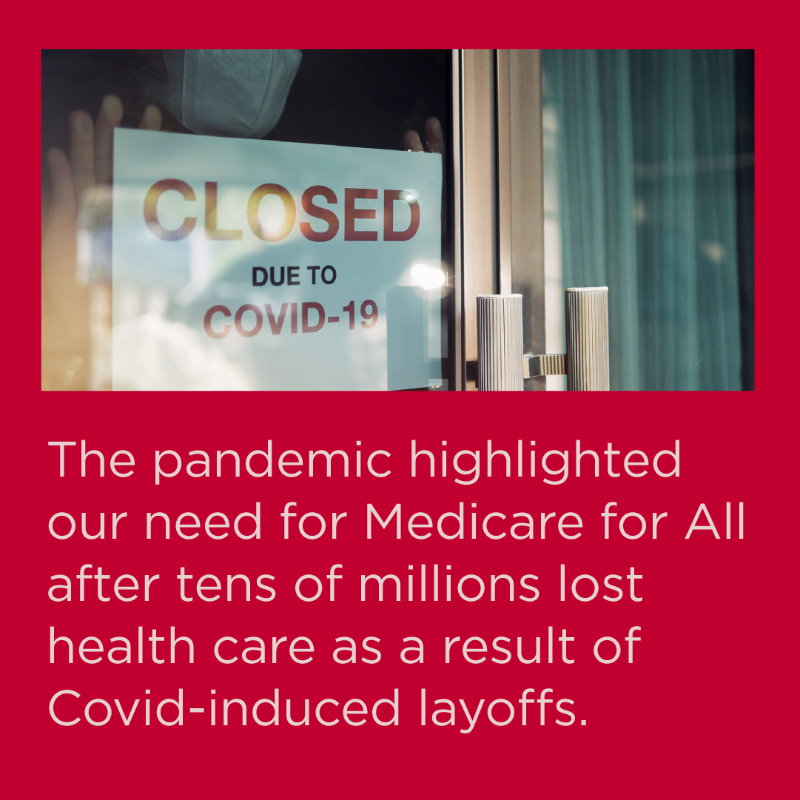 NationalNurses's tweet photo. Nurses know: Our health care system is broken. We need free and guaranteed health care, at the point of service, for every person.