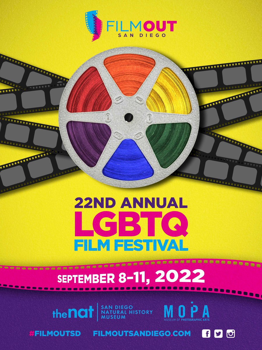 Just a week away from the #FilmoutSanDiego 22nd annual LGBTQ Film Festival. Dozens of films will be screened during the four-day festival. Entire lineup at filmoutsandiego.com. Discover more in the Sept issue of RAGE: bit.ly/09_22_RAGE