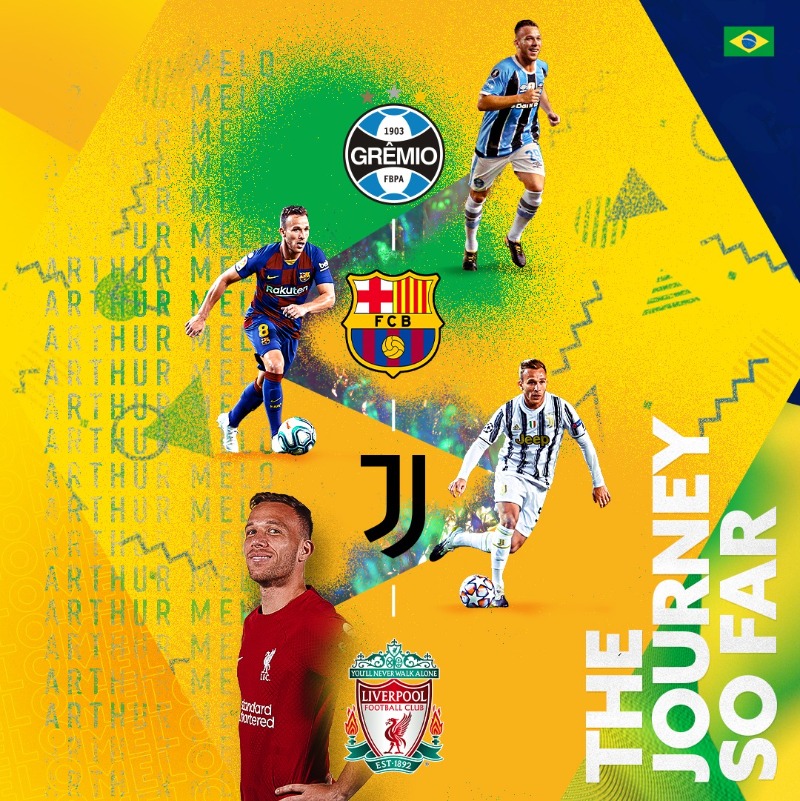 LFC's tweet photo. Arthur's journey so far... 💫