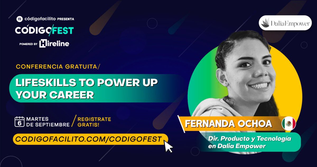 imonsh's tweet photo. Septiembre:
Nos vemos en el #CodigoFest el 6 
En la #octogatosconf participaré en un panel y una conferencia el 15 

Para mis #DataRangers  #JavaRangers #CloudRangers que asistan a mis charlas les sortearé 1 suscripción anual de @codigofacilito por charla⚡️⚡️ https://t.co/hFPhs1ocob