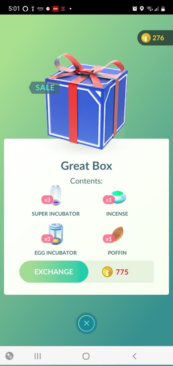 RustyCross_Go's tweet photo. New boxes in the shop on @PokemonGoApp. These all seem right up my alley, especially what's in the #TrainingBox. Thanks @NianticLabs for new stuff so I won't be fussing at @NianticHelp about boxes I don't need.
What do you think?
#remotepasses #pokemongo #RustyCross #Pokecoins https://t.co/UGktv01OhV