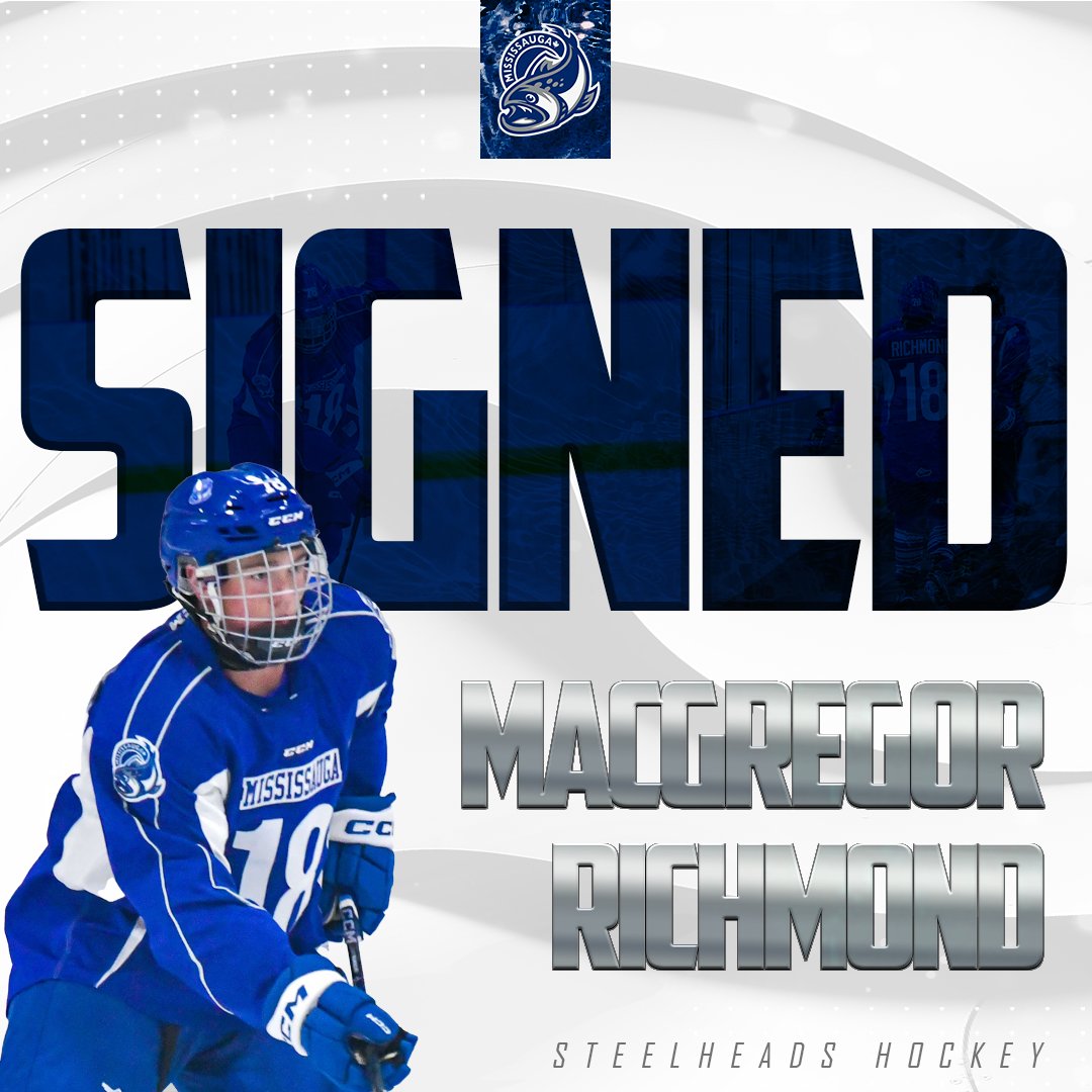 We are excited to announce the signing of four players, including William Eggleton, Mason Zebeski, Finn Harding and MacGregor Richmond 🌊 #NewWave #MadeofSteel 

📰: mississaugasteelheads.com/article/4-play…