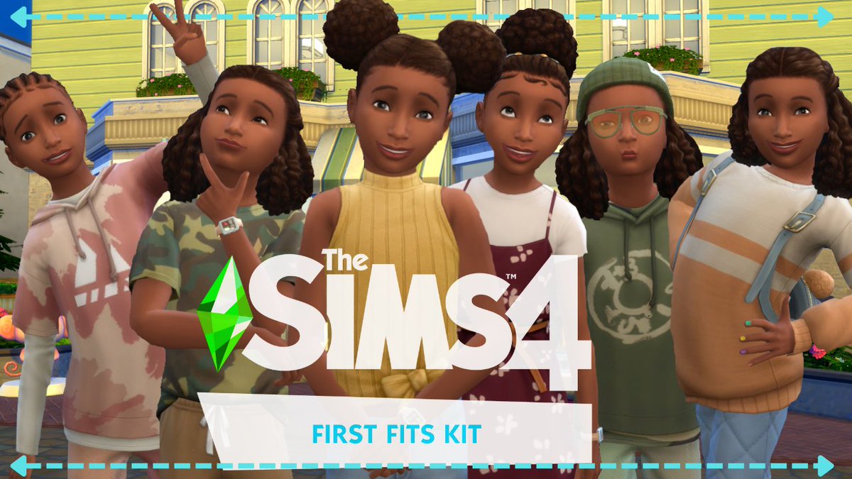 SweetAshGamer's tweet photo. Checking out all of the cute clothes in #TheSims4FirstFitsKit thanks to the #EACreatorNetwork! https://t.co/J1Sr1S7gz1 #TheSims4 https://t.co/8w5Bw58XpU