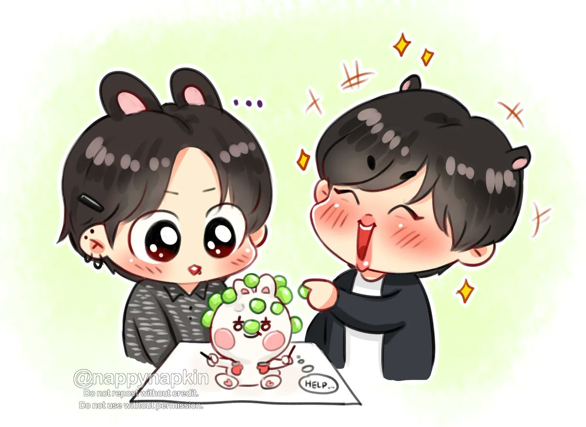 Jungkook birthday livestream feat. drunk Jin and the bunny cake that came back from hell 😂 
#btsfanart #bts #HAPPYJKDAY #HappyBirthdayJungkook #정국생일ᄎᄏ