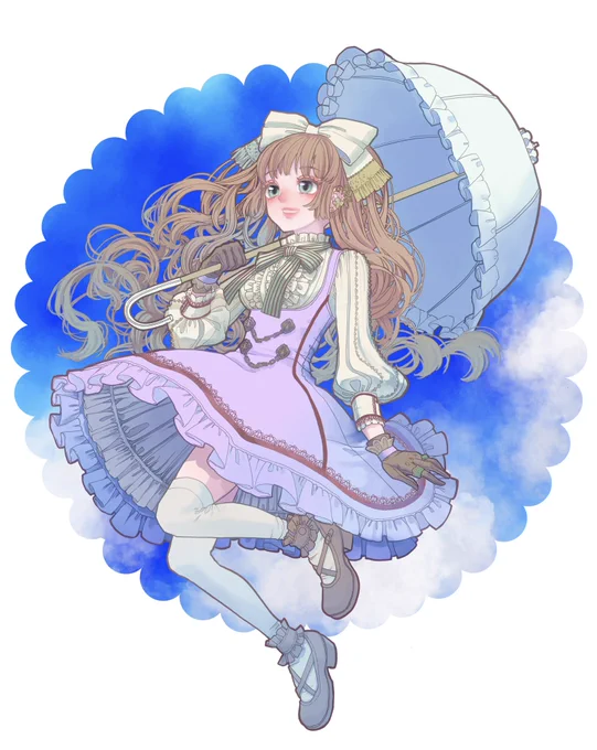 おはようございます(^ν^)#お絵描き #イラスト 