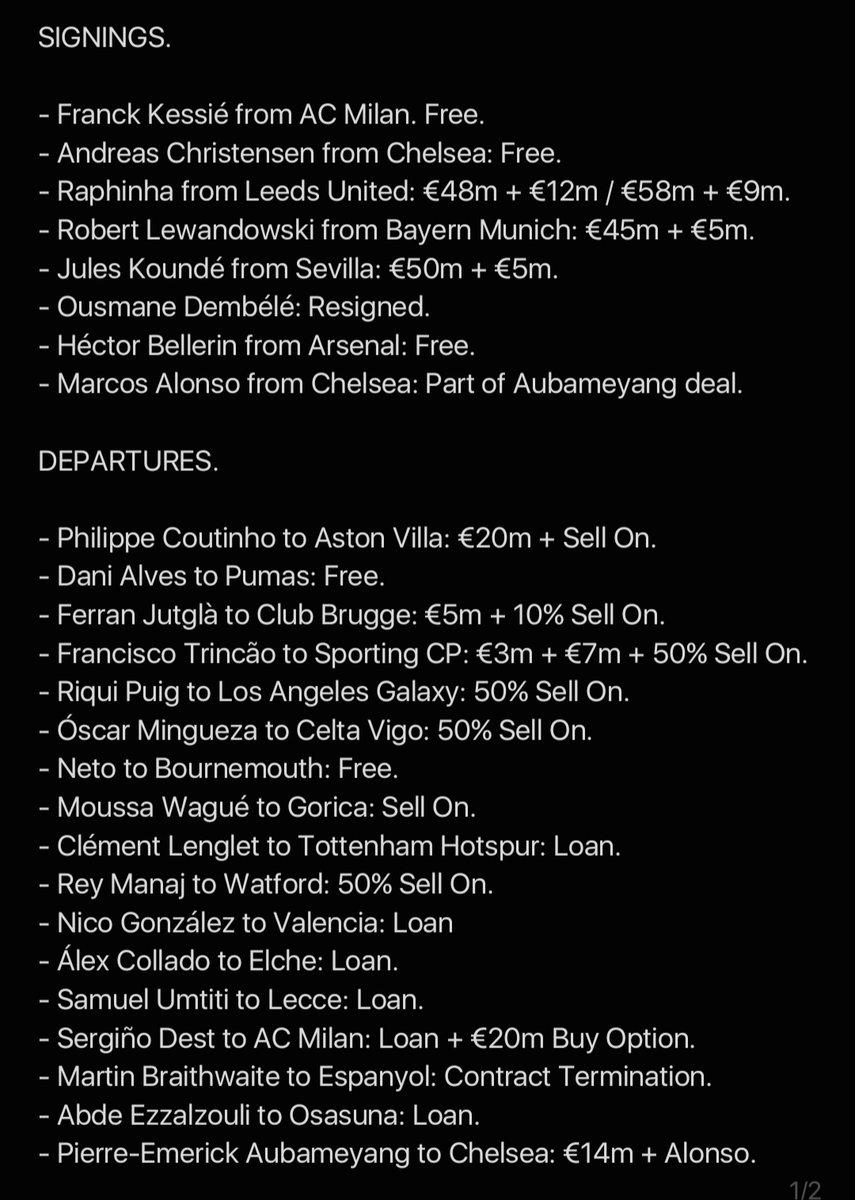 Pemain yang in dan out. [<a href="/Barca_Buzz/">Barça Buzz</a>]