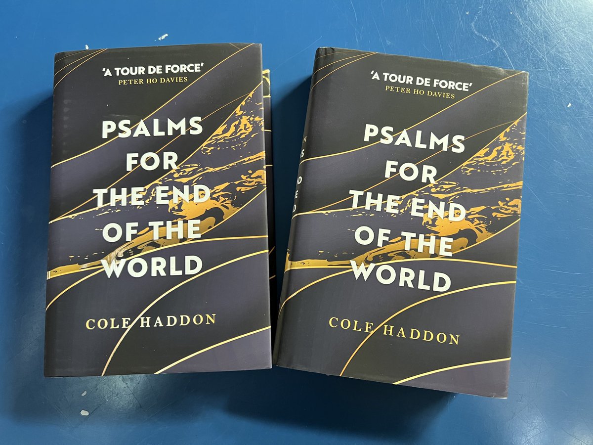 ForteJoeForte's tweet photo. I was so f-ing excited about pal ⁦@colehaddon⁩ ‘s #firstbook Psalms For The End of the World I bought two!  And they just came today!!  Excited to read and congratulations cole!🫵🏼💥🔥 https://t.co/MkvPekAzBH