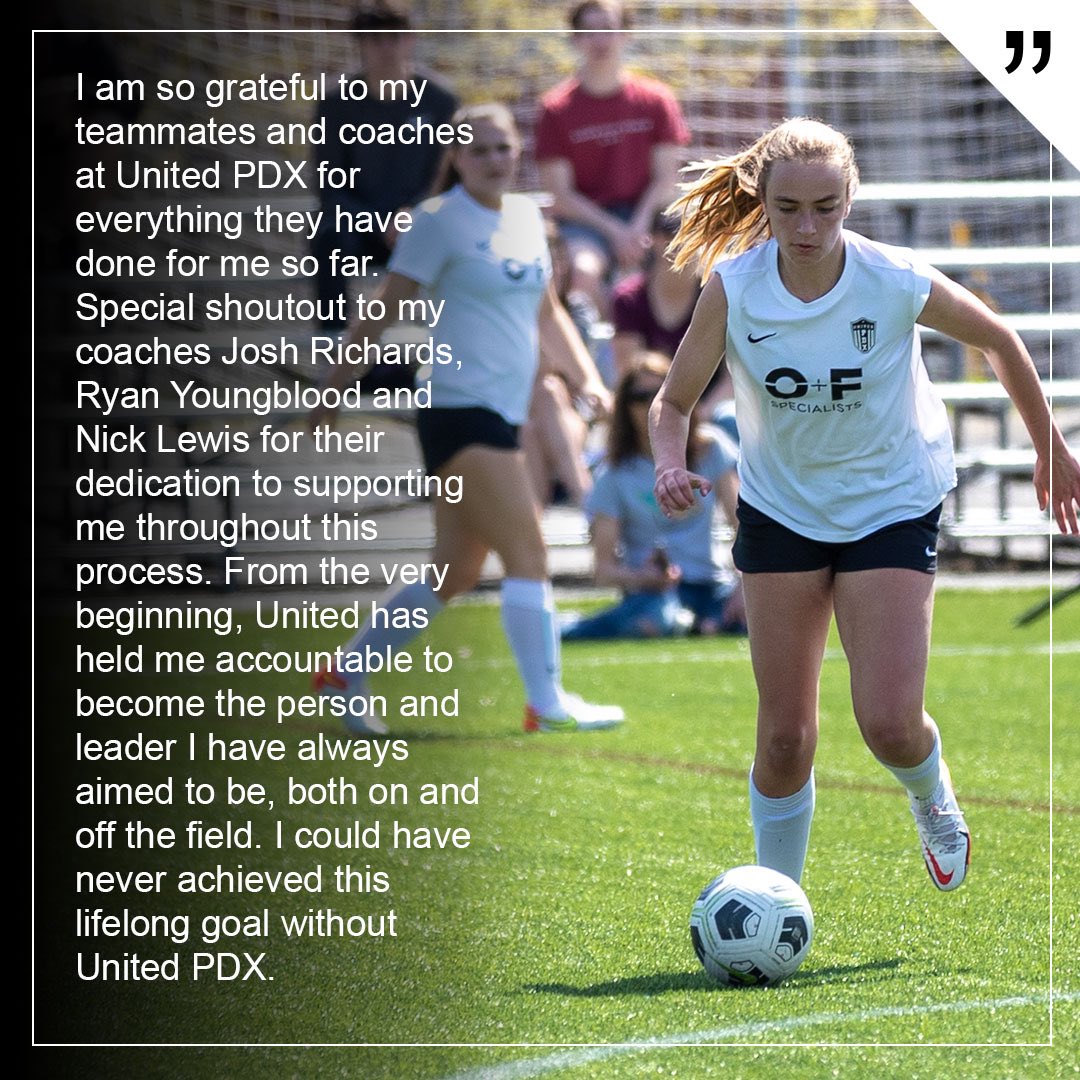 United_PDX's tweet photo. A big shoutout goes to 05G player, Beaverton HS @osaasports State Finalist and @ORYouthSoccer State Cup finalist, Katelyn Sanders, for committing to play @ncaasoccer at @ncaadii @mtuwsoc next year!#thejourneycontinues #playunited #weareunited #morethanaclub #portlandsclub https://t.co/4r1to2aOoZ