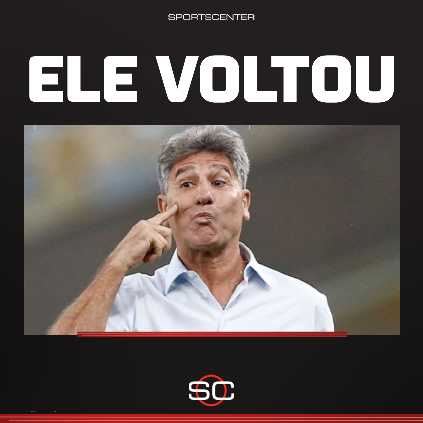 SportsCenterBR's tweet photo. Gigante brasileiro faz 'revolução' no futebol e anuncia contratação de Renato Gaúcho

👉 https://t.co/PUIWAs7wuZ https://t.co/7mYSieT443