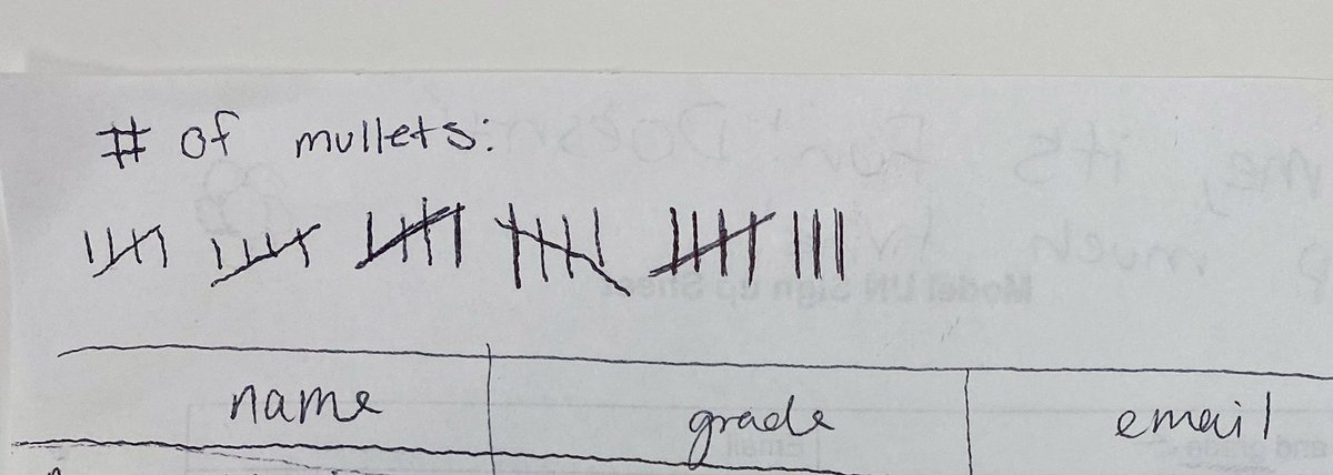 PLModelUN's tweet image. We had a great turnout for the Activities Fair, and I’m so excited to start up again soon. What is important, though, is the number of mullets that were spotted 🤣