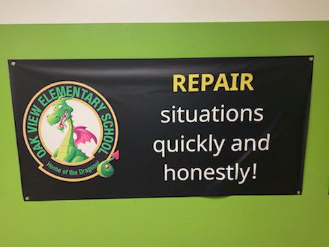 MCPS_RA's tweet photo. We love seeing restorative mindsets imbedded into the fabric of a school. Be the 'I' in 'KIND' #OakviewES https://t.co/oQ1FIOsqEh