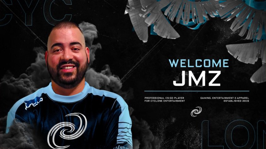 CycloneGG's tweet photo. We are excited to announce that @JMZtc has joined our CS:GO main roster!

🌀🌀🌀

#FearTheStorm #CYC https://t.co/1gvC9gomF4