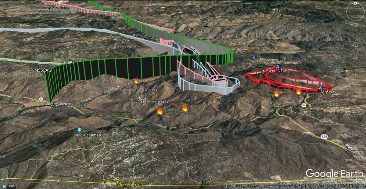 fire_feeds's tweet photo. Firefighting aircraft still fighting the 4438 acres #Border32Fire in #BarrettJunction #SanDiegoCounty
#Calfire
#A330 #N409DF
San Diego County Fire
#SDCoFire #C11 #N549RL
Helicopter Express
#N16HX
Erickson Sky-Crane
#T729 #N217AC
US Leasco
#T795 #N795HT
Aero Leasing
#N555AS
πΊπΈβ€οΈβπ₯ https://t.co/qskeBzCgui
