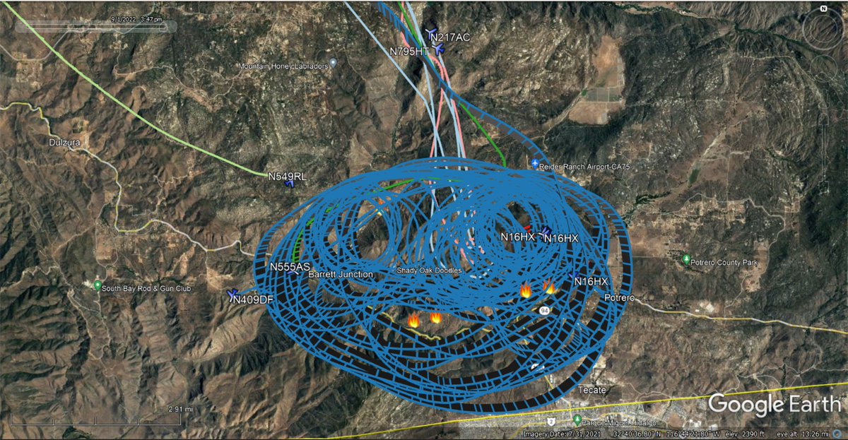 fire_feeds's tweet photo. Firefighting aircraft still fighting the 4438 acres #Border32Fire in #BarrettJunction #SanDiegoCounty
#Calfire
#A330 #N409DF
San Diego County Fire
#SDCoFire #C11 #N549RL
Helicopter Express
#N16HX
Erickson Sky-Crane
#T729 #N217AC
US Leasco
#T795 #N795HT
Aero Leasing
#N555AS
πΊπΈβ€οΈβπ₯ https://t.co/qskeBzCgui
