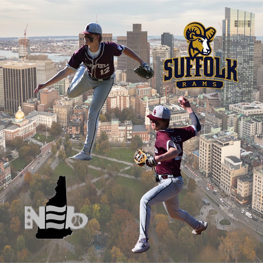 I’m excited and grateful to announce that I will continue my academic and athletic career at Suffolk University. I would love to thank my family, teammates, coaches, and especially <a href="/NEB_NH/">NEB_NH</a> who really made this possible. Thank you <a href="/Coach_Deli/">Anthony Del Prete</a> for the opportunity. <a href="/SuffolkU_BSB/">SuffolkU_Baseball</a>