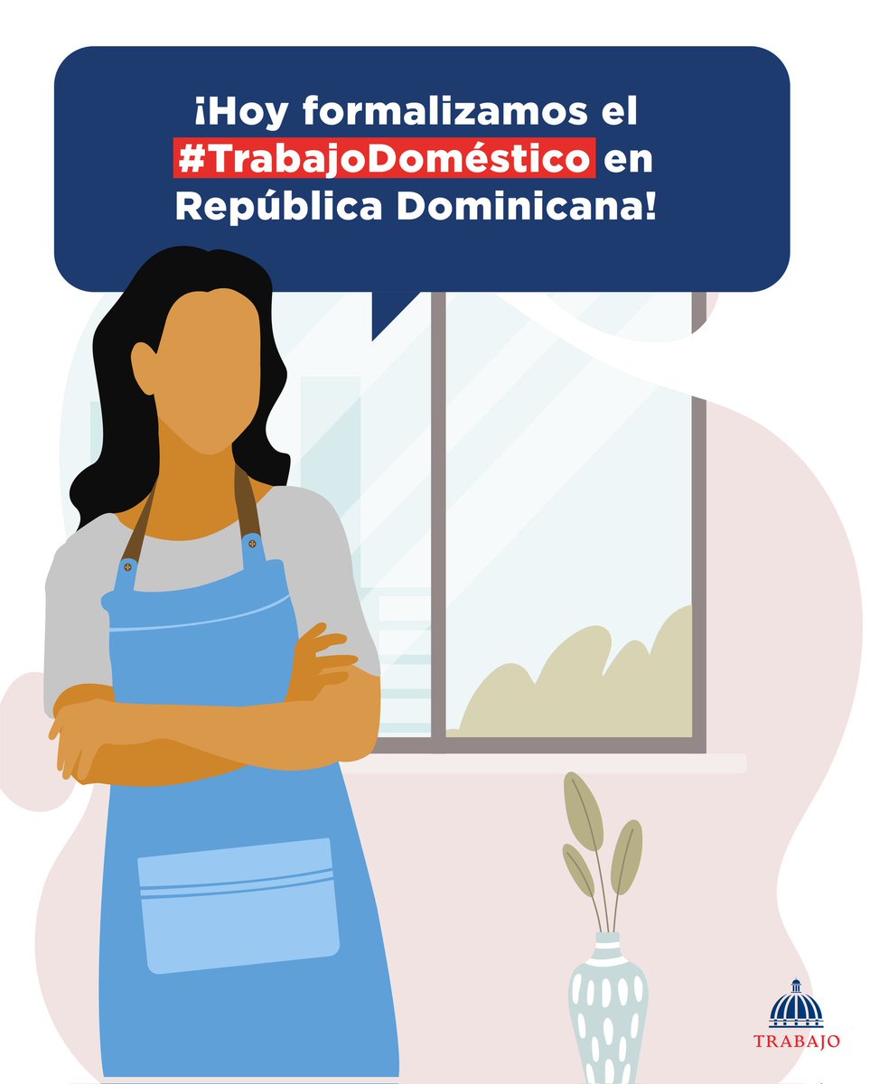 MTrabajoRD's tweet photo. ¡Hoy es un día histórico para nuestro país!

Después de un largo camino, hoy hacemos realidad el sueño de los #TrabajadoresDomésticos 👏🇩🇴 https://t.co/hBXArHjR1S