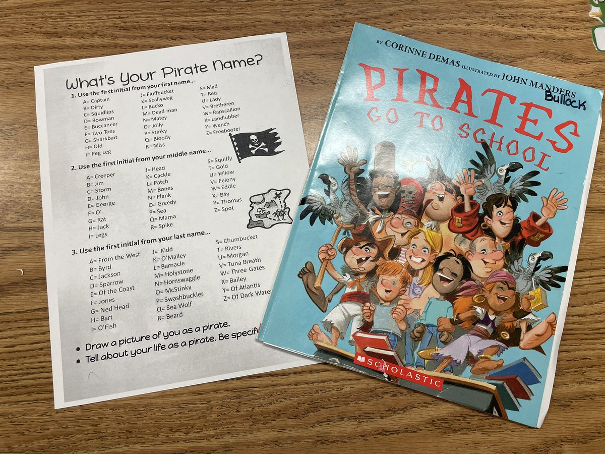 JennBullock07's tweet photo. Had our first Starbucks Writing Time for the year. After reading Pirates Go to School, kids got a chance to write about their life as a pirate. Even had a courageous 5th grader that wanted to read theirs to the class. ❤️#5thgradelife #futurewriters @CHESPirates @JCPS_NC https://t.co/PJEyRIbEB8
