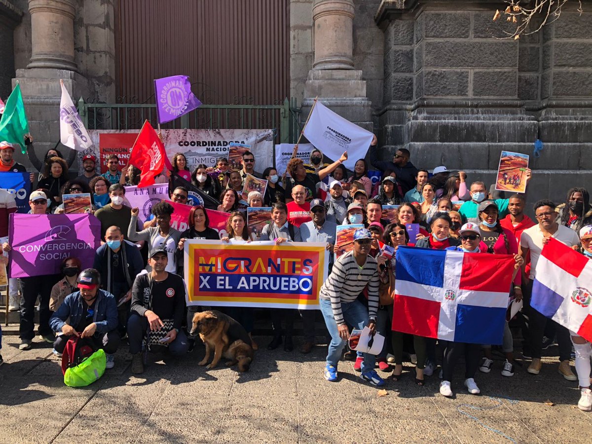 MigrantesChile's tweet photo. ¡La propuesta de #nuevaConstitución reconoce derechos fundamentales y sociales, para todas y todos sin distinción!  #MigrantesporelApruebo https://t.co/G9ygzKI8UN