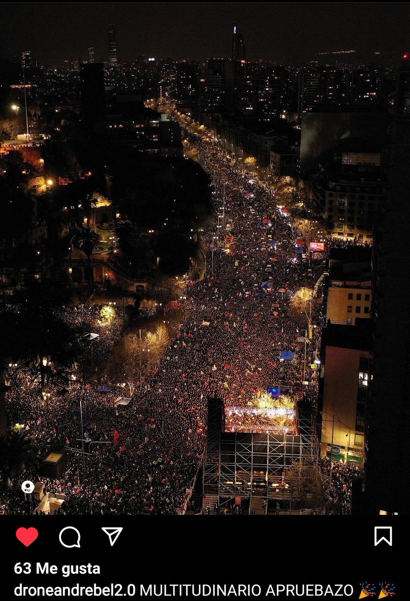 Impresionante 😮 #cierredecampana #Apruebo4deSeptiembre