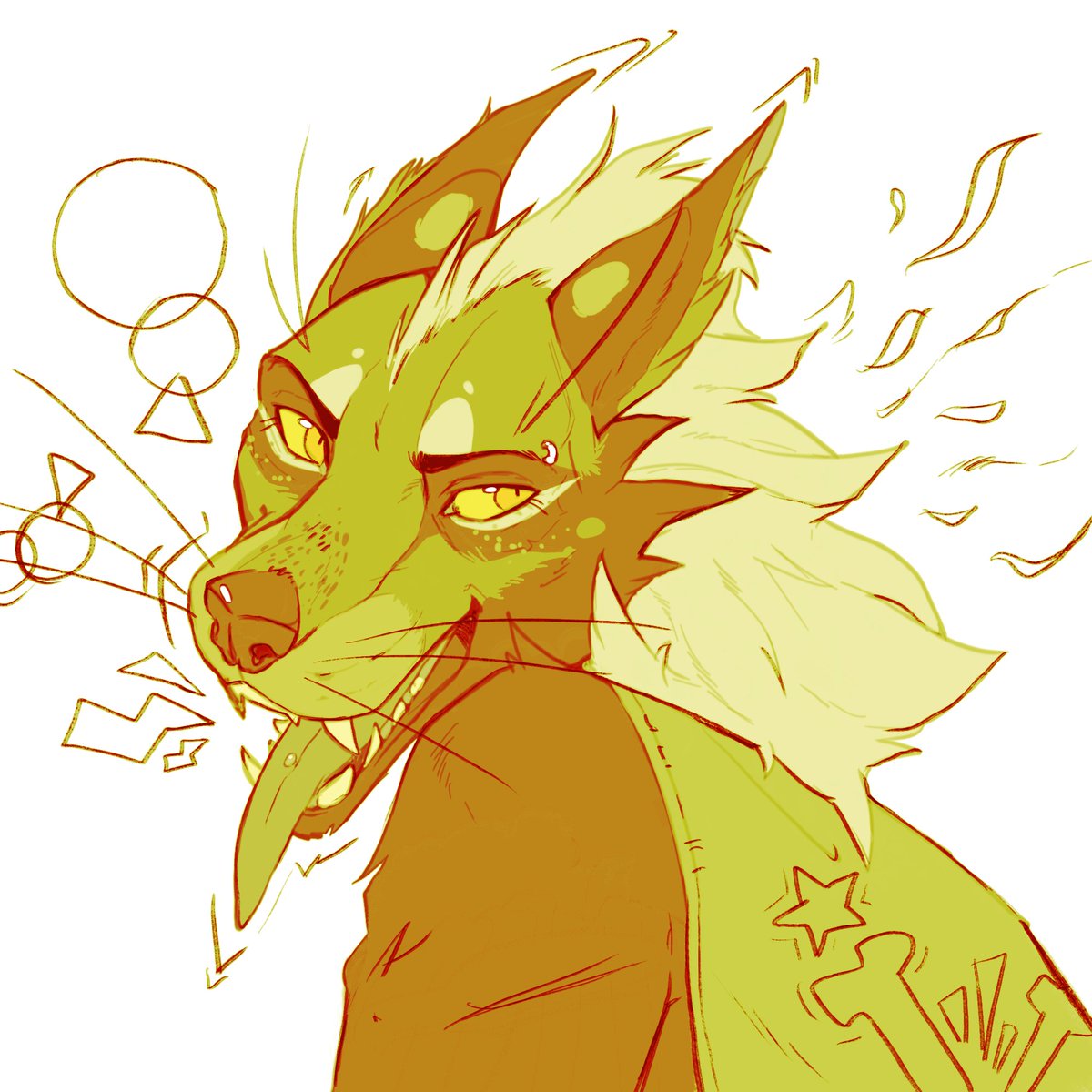 Looking through my doodles on the tablet and I think this one is neat.