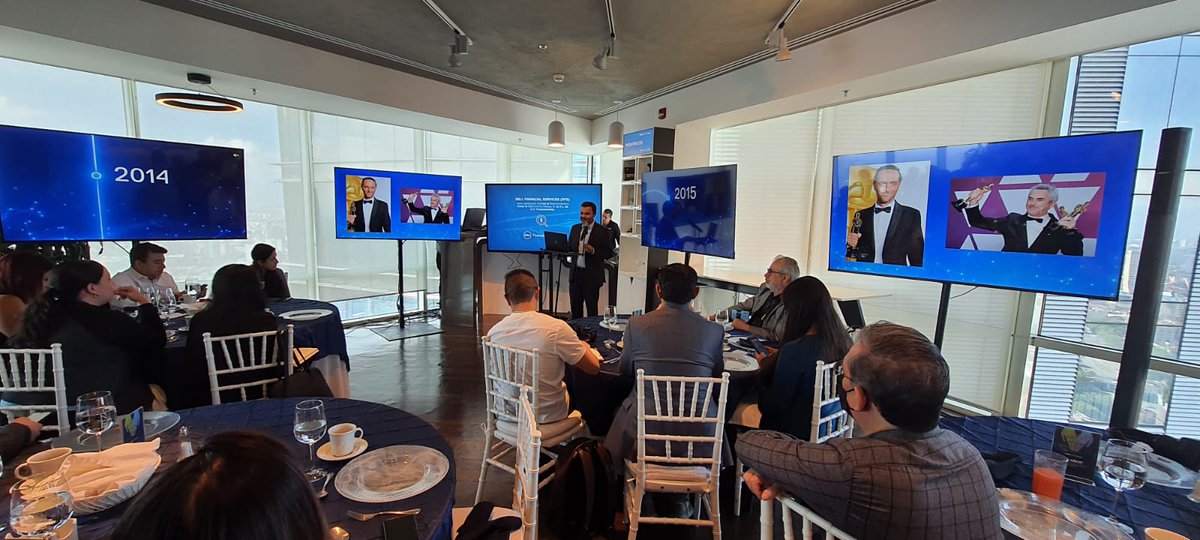 JuanFraAguilar's tweet photo. ¡Hoy pasé un día repleto de celebración y encuentros maravillosos! Revivimos momentos únicos a lo largo de la historia de @DellTechMx junto a todo el equipo que lo sostiene. Por más años de éxitos. Gracias a todos. ¡Venga! https://t.co/HMBTDJzlgI