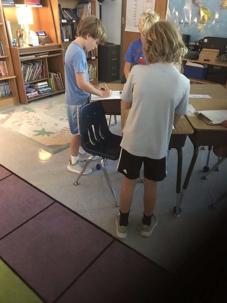 chalkrelic's tweet photo. Fun little movement multiplication activity as Ss wear a multiplication name tag and carry around a class list to record the equation with product to write down and practice their 1s, 2s, 5s, and 10s. @MeriwetherLES #3rdmath #mrelementarymath https://t.co/8cRp1RyGg0
