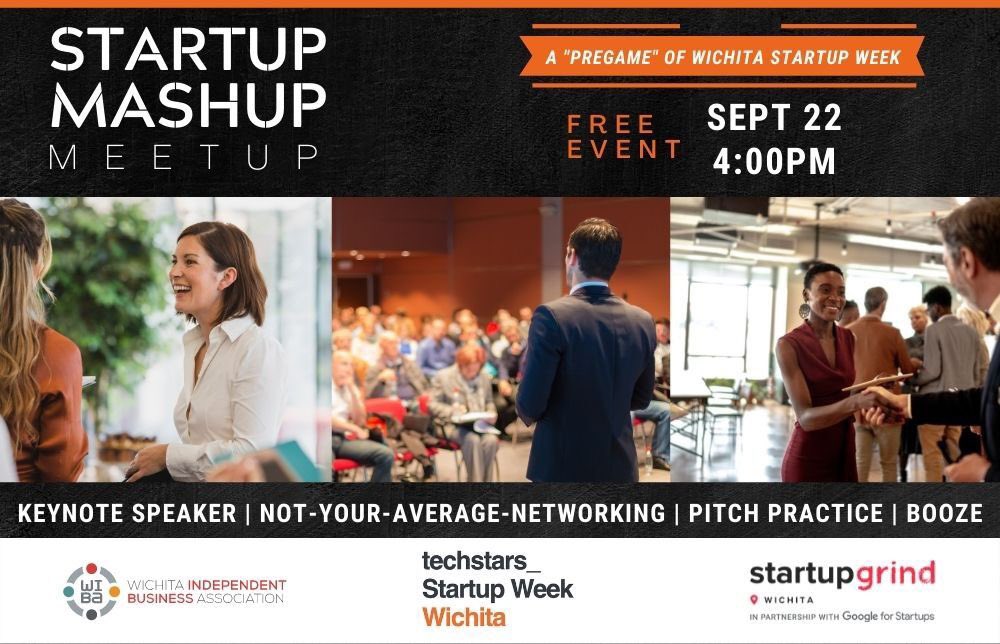 Startup Grind ICT (@startupgrindict) on Twitter photo Looking forward to seeing you for the Startup Mashup Meetup, a collaboration between <a href="/WichitaBusiness/">Wichita Independent Business Association</a> and Startup Grind to promote and get hyped for Wichita Startup Week!
Free to attend but pre-register so we can prepare for you! startupweekwichita.com/schedule/ Looking forward to seeing you for the Startup Mashup Meetup, a collaboration between <a href="/WichitaBusiness/">Wichita Independent Business Association</a> and Startup Grind to promote and get hyped for Wichita Startup Week!
Free to attend but pre-register so we can prepare for you! startupweekwichita.com/schedule/
