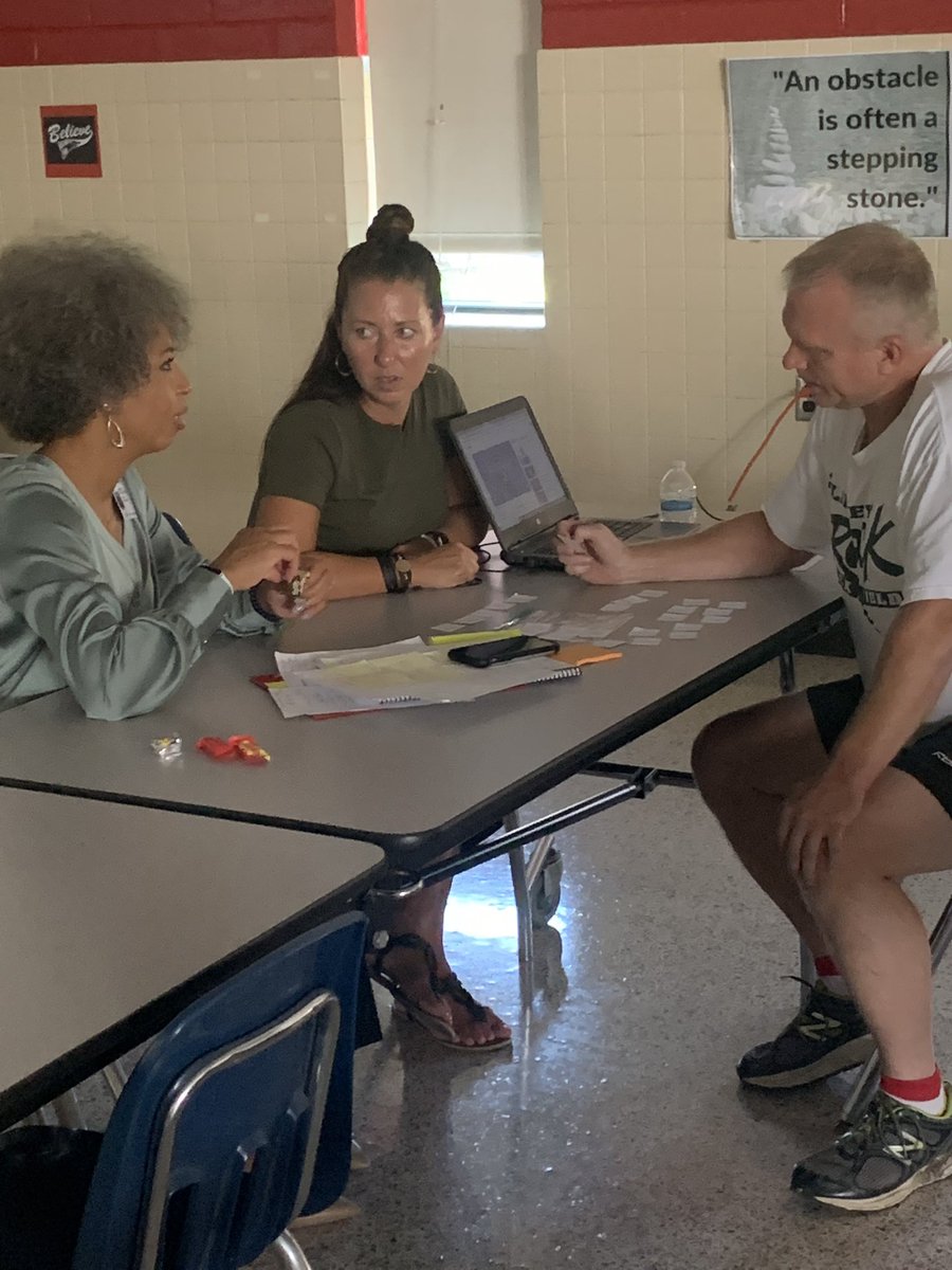 Some hands on PBIS training and collaboration today at Bayside Middle. Loved the wonderful stories!@BaysideMSVBCPS  <a href="/CHarmon913/">Camille Harmon</a>